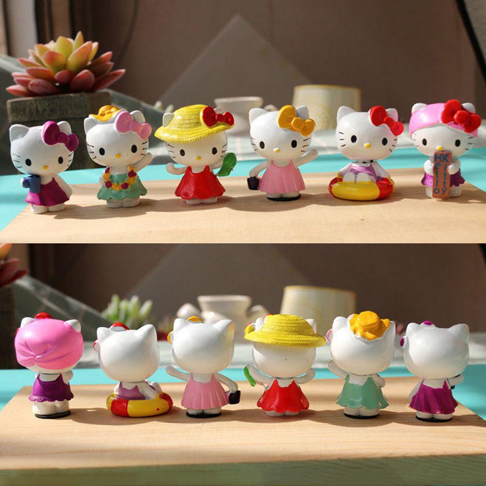 Mô hình Hello Kitty MMULCK 5cm dùng trang trí bánh kem