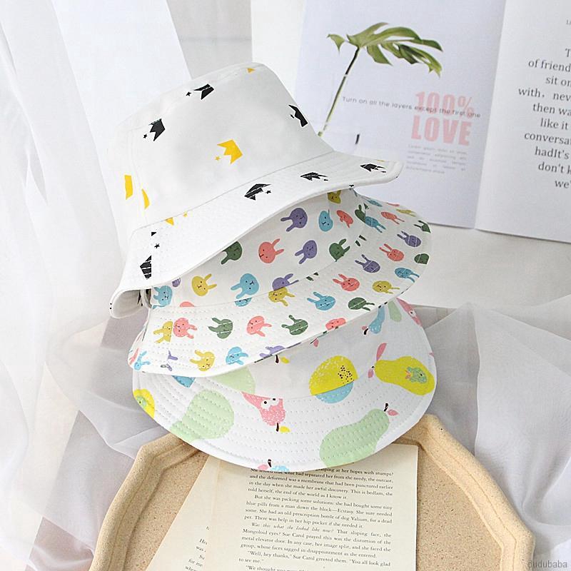 Mũ Tai Bèo Chống Nắng In Hình Động Vật Đáng Yêu Cho Bé