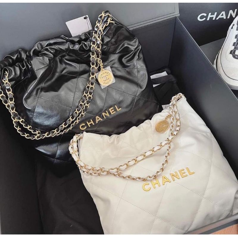 túi tote da siêu mềm shopping hobo kèm ví dây rút 33cm