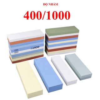Đá mài dao hai mặt cao cấp KHALIK-Độ nhám 400/1000 .