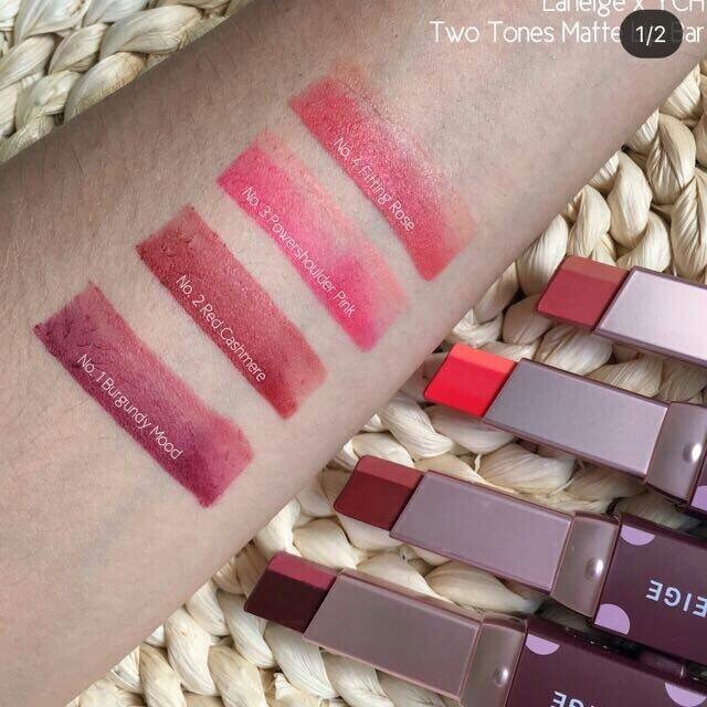 Son 2 màu Laneige Two Tone Matte Lip Bar