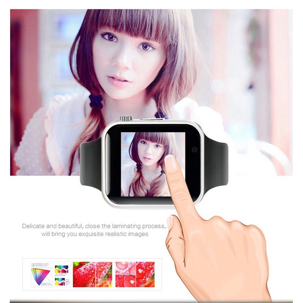 In stock smart watch can insert card QQ WeChat Bluetooth