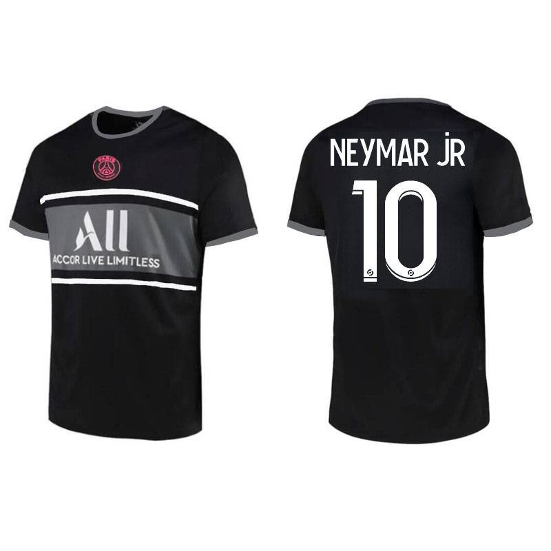 Áo thun bóng đá Messi Neymar Mbappe 2022 PSG Paris Saint-Germain