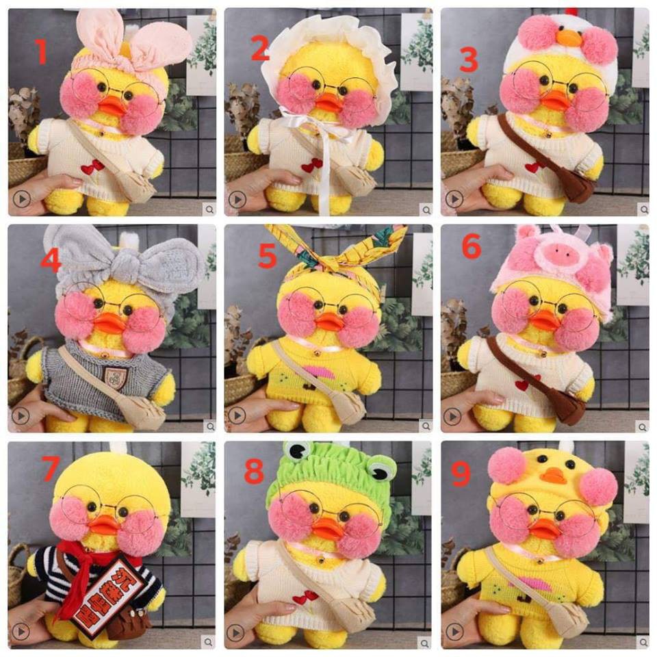 Vịt bông LALAFAN siêu cute (ORDER - Có ảnh thật/ có 3 màu trắng, vàng, hồng) | BigBuy360 - bigbuy360.vn