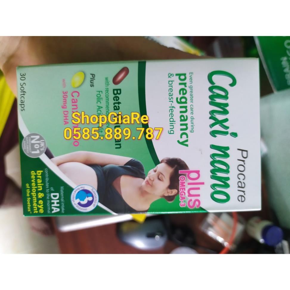 VIÊN UỐNG CANXI NANO Procare BỔ SUNG CANXI CHO PHỤ NỮ CHUẨN BỊ MANG THA LỌ 30 VIÊN | BigBuy360 - bigbuy360.vn