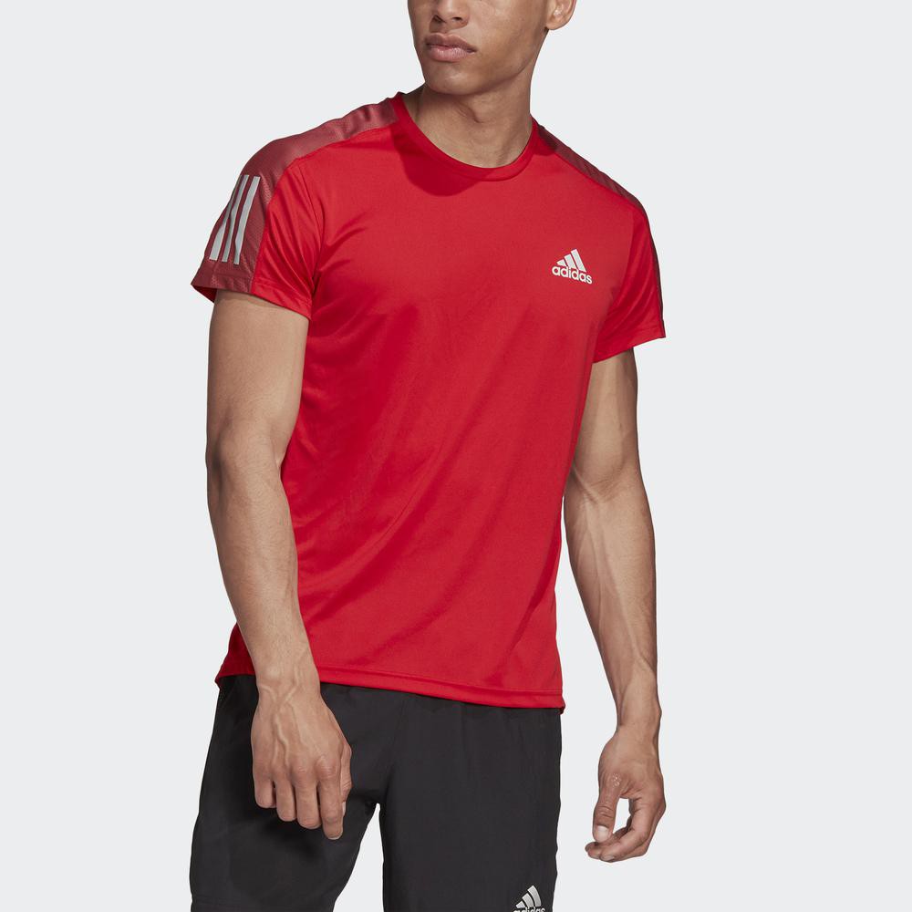 [Mã WABRD7 giảm 150K đơn 1 Triệu] Áo Thun adidas RUNNING Nam Own The Run Màu Đỏ GC7872