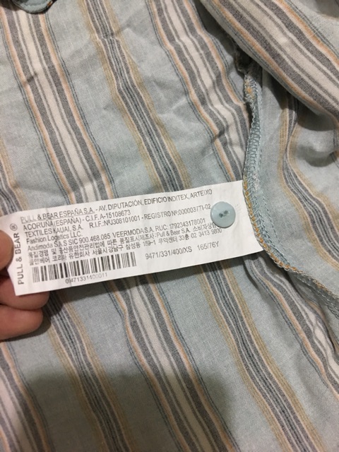 Pass áo pull&bear auth