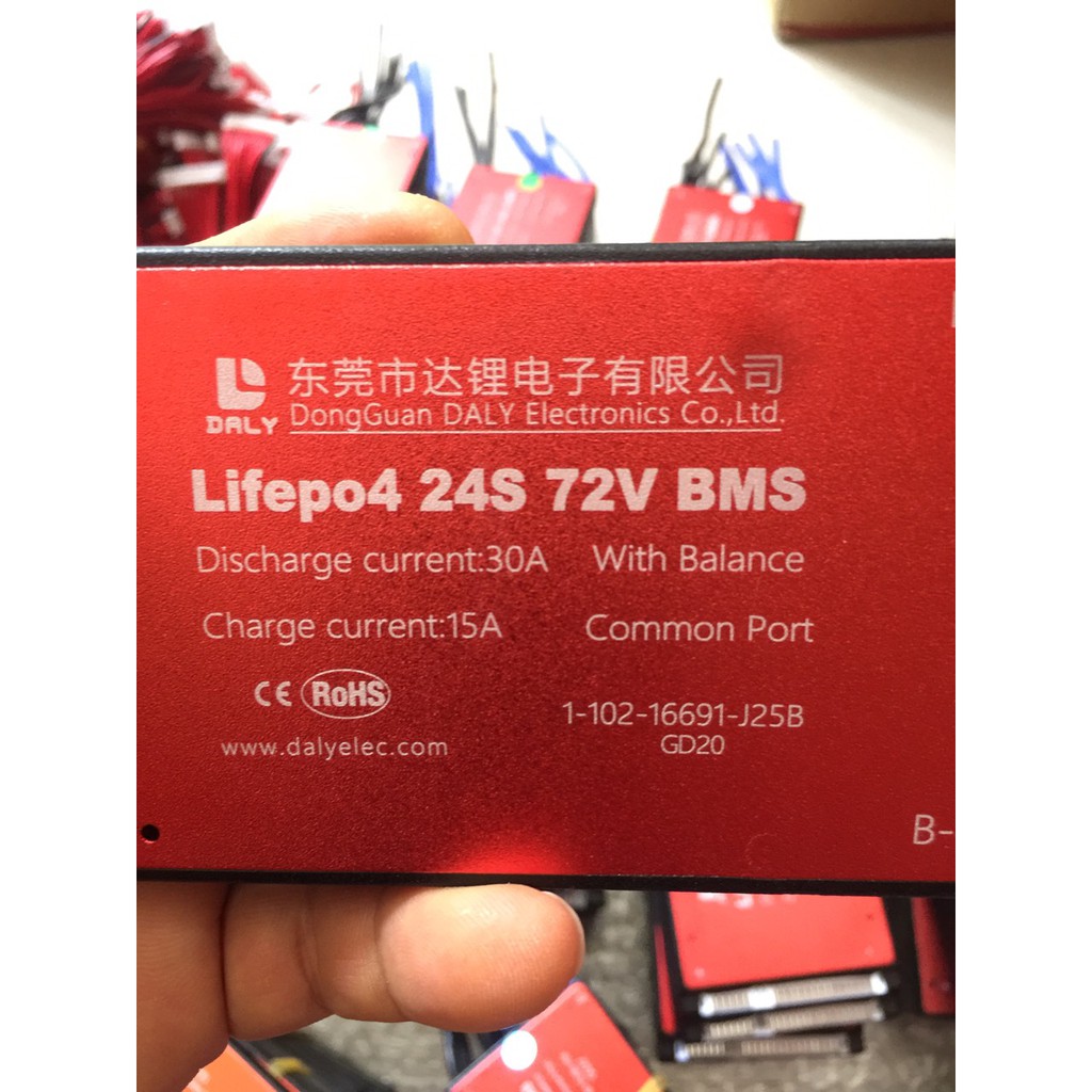 Mạch bảo vệ pin lithium LifePO4 24S 72V 30A, 40A