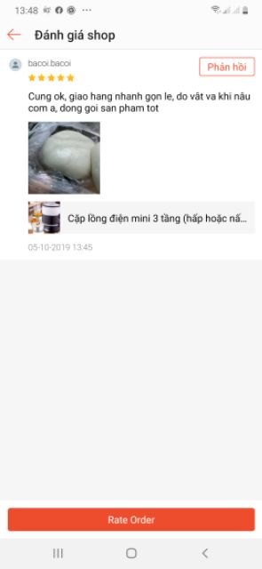 Cặp lồng điện mini 3 tầng (hấp hoặc nấu được cơm) | BigBuy360 - bigbuy360.vn