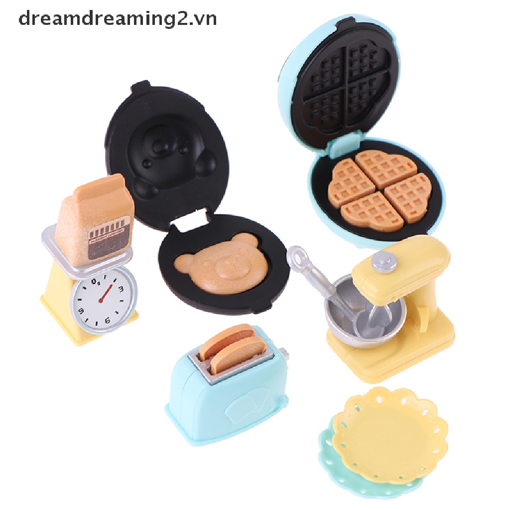 Set Cân Điện Tử Mini Tỉ Lệ 1 / 12 Cho Búp Bê