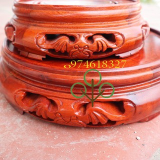 Kỷ nhân lọng dơi gõ hương,Đế bát hương trạm dơi cao 6cm -HÀNG CAO CẤP