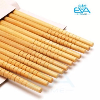 Bộ 6 Chén Sứ Và Đũa Hoa Đào Cao Cấp