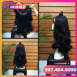 Tóc kẹp xoăn dài