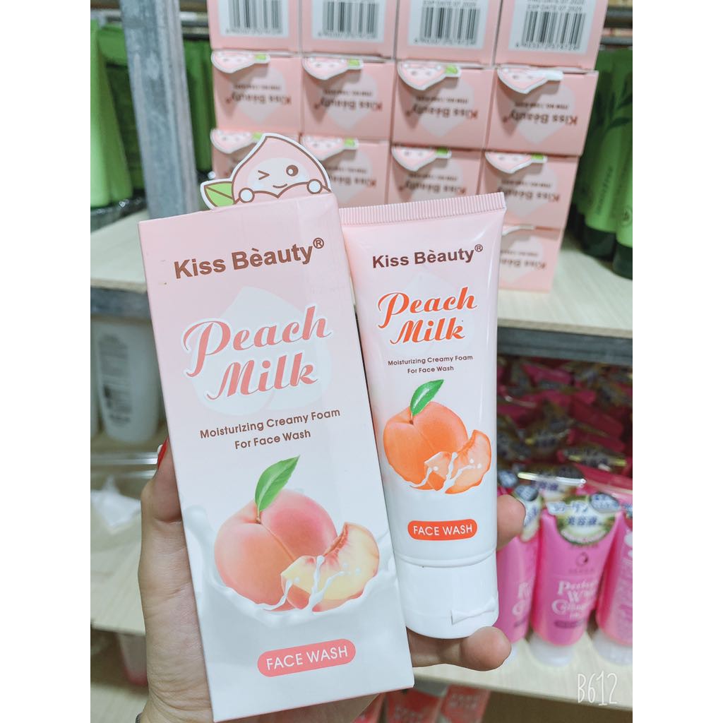 Sữa rửa mặt bọt mịn Peach Milk của kissbeauty D412 | BigBuy360 - bigbuy360.vn
