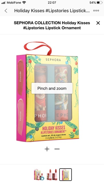 Set 2 son 4g sephora limited