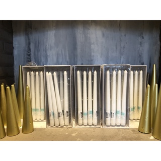 Nến taper trắng dài