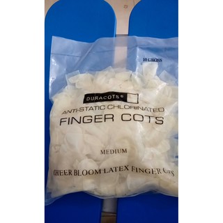 Bao ngón tay cao su chống tĩnh điện không đai