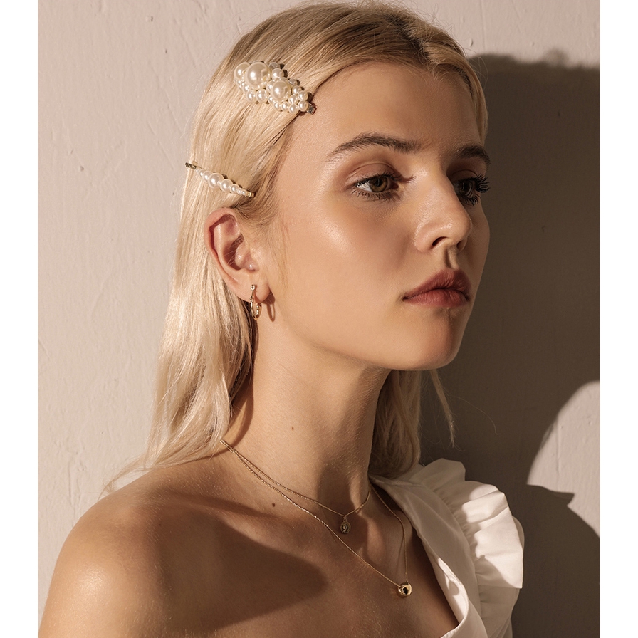 Kẹp tóc nữ có đính ngọc trai đầy quý phái và độc đáo