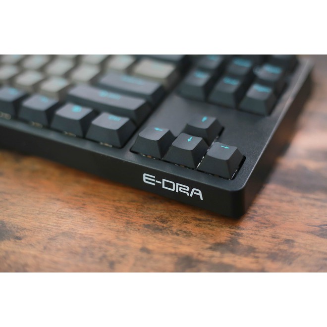 Bàn phím cơ Edra EK387 Pro Gateron keycaps PBT Dye Sub Sky Dolch Philips chính - Phím cơ Edra EK387 Pro Gateron