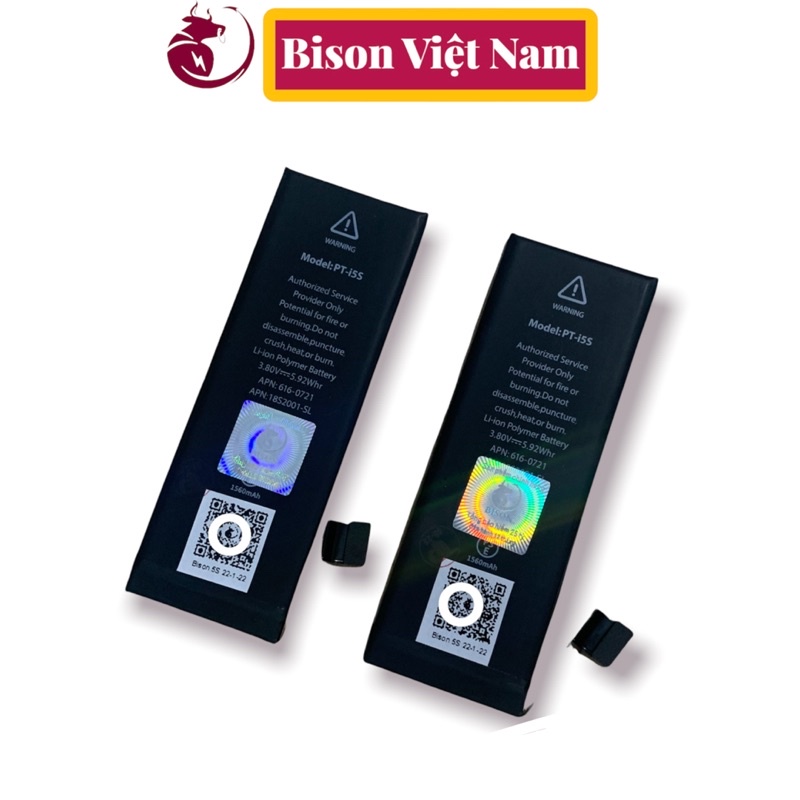 Pin Bison Con Trâu 5/5S/5C Con Trâu + Tặng Kèm Vít + Seal Pin