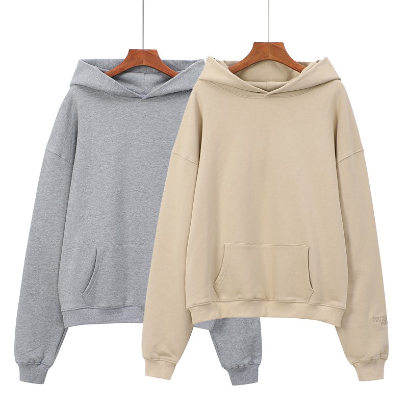 FEAR OF GOD FOG ESSENTIALS Pure Color Hoodie and Fleece Sweater Trendy Trendy Loose High Street