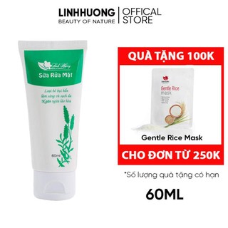 Sữa rửa mặt Linh Hương dưỡng ẩm, làm trắng da mặt 60ml