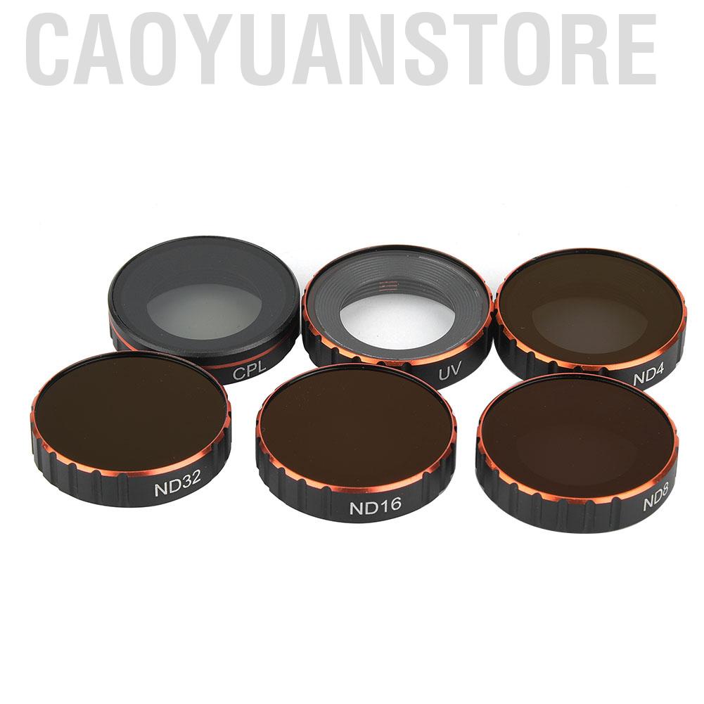 Bộ 6 kính lọc cho máy ảnh DJI Osmo Action UV / CPL ND4 ND8 ND16 ND32 | BigBuy360 - bigbuy360.vn