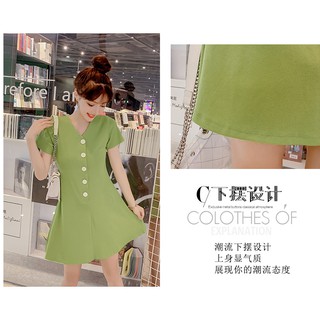 ( XẢ HÀNG ) VÁY XOÈ NỮ PHỐI CÚC PHONG CÁCH HÀN QUỐC