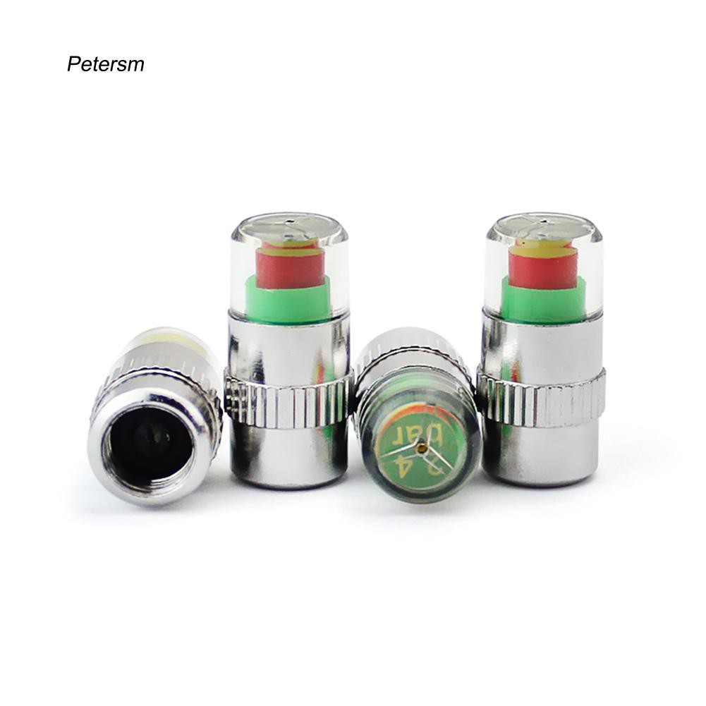 Set 4 Nắp Van Cảm Biến Áp Suất Lốp Xe Ô Tô