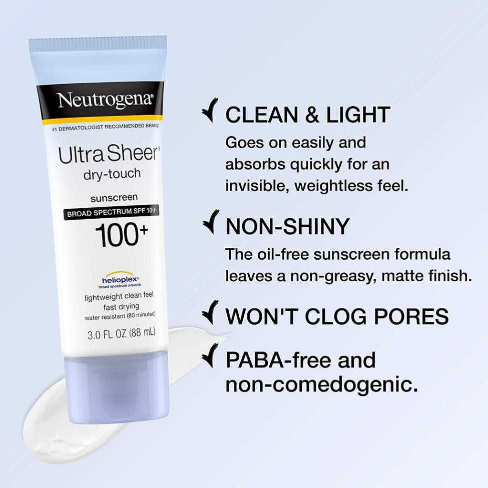 Kem chống nắng Neutrogena Ultra Sheer Dry Touch SPF 100 (88ml) _ NTG010CN