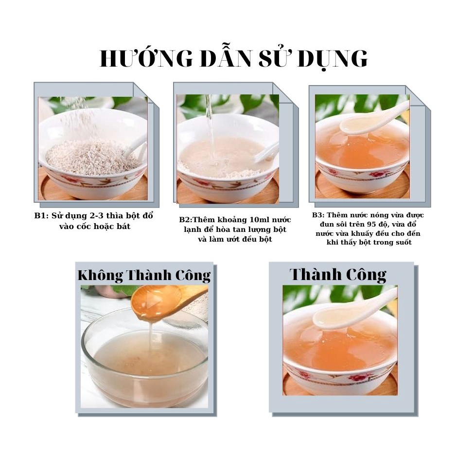 Tinh Bột Củ Sen Granola Nguyên Chất Giúp Ngủ Ngon Và An Thần - Nông Sản Việt