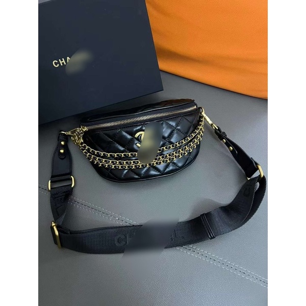 Túi belt bag Vip Gift hãng size 23x10x16cm