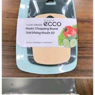 Combo 3 thớt nhựa kháng khuẩn 5D ecoco