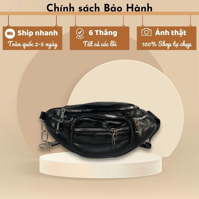 TÚI BAO TỬ XÍCH, TUI ĐEO CHÉO NỮ 🌸HÀNG MỚI VỀ🌸 TÚI ĐEO HÔNG UNISEX DA MỀM CAO CẤP CHỐNG NƯỚC, NHIỀU NGĂN KHÓA TIỆN LỢI