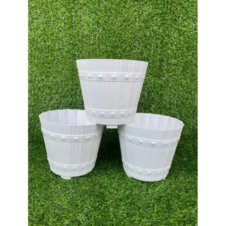 Chậu nhựa hình thùng gỗ trồng cây ,chậu trồng cây,trồng hoa