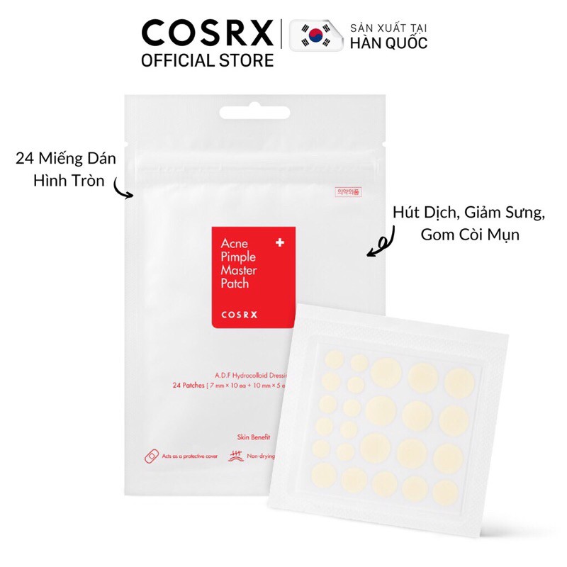 Dán Mụn COSRX Acne Pimple Master Patch 24 miếng