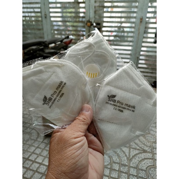 Khẩu trang N95 có Van SHB Pro Mask. 5 lớp, hộp/10 chiếc