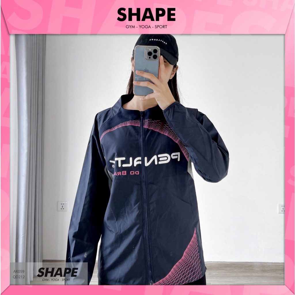 Áo khoác gió tập gym nữ Pena.lty [AK059]