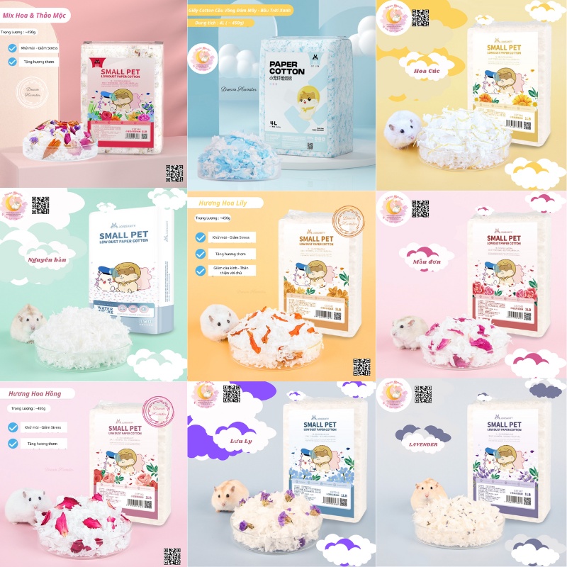 Giấy lót chuồng Small Pet (Jonsanty) - 1LB (450gr)