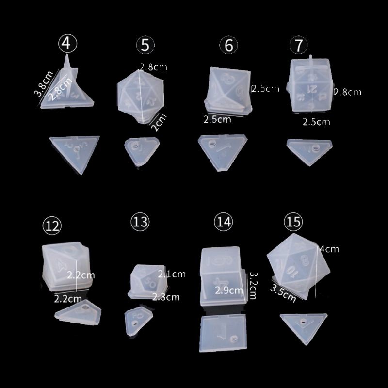 Khuôn Làm Đá Hình Tam Giác / Vuông Nhiều Hình Dạng