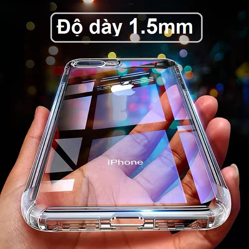 ỐP CHỐNG SỐC IPHONE LOẠI DÀY TRONG SUỐT/ÔM MÁY/DẺO full case 6/6s/6plus/7/8/7plus/8plus/x/xs/xsmax/11/11promax - H case | BigBuy360 - bigbuy360.vn