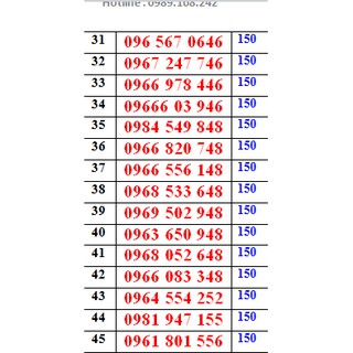 Sim viettel 10 số đuôi 46 -56,đăng ký chính chủ miễn phí ảnh 7
