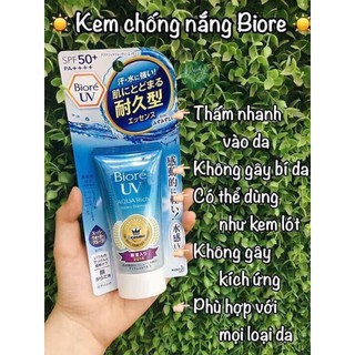 Kem chống nắng Biore Aqua Rich
