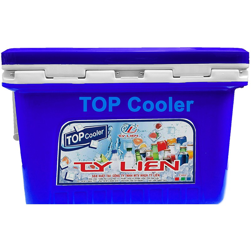 THÙNG ĐÁ TOP COLLER NHỰA TÝ LIÊN,LOẠI 70 LÍT