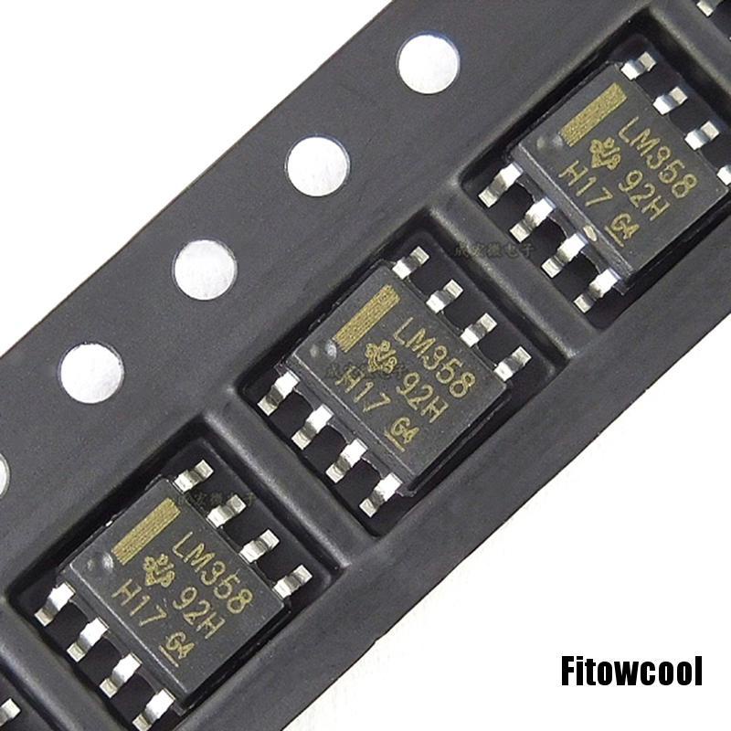 Set 10 Bộ Khuếch Đại Âm Thanh Kép lm358dr smd sop8 lm358