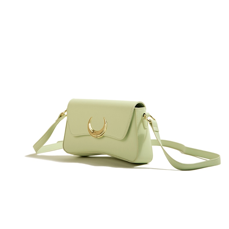 🌸Hàng Order🌸 Túi Xách Muzi&kai Chính Hãng Da Trơn Nắp Dính Trang Trí Quai Da Phối Xích Sang Chảnh Nữ Tính 🌸 Quảng Châu