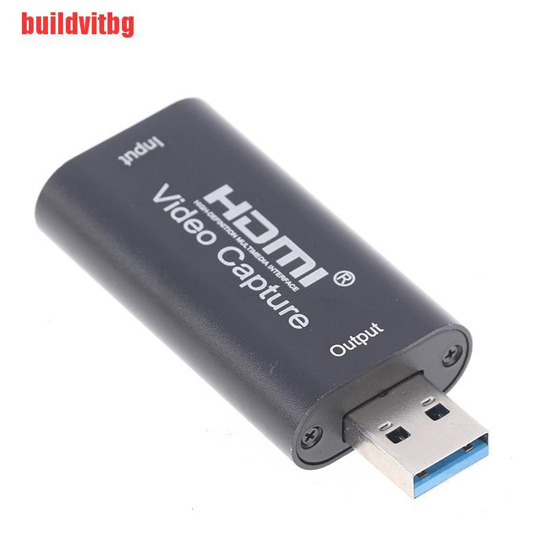 {buildvitbg}HDMI to USB 3.0 Video Capture Card 1080P HD Recorder Game Video Live Stream GVQ