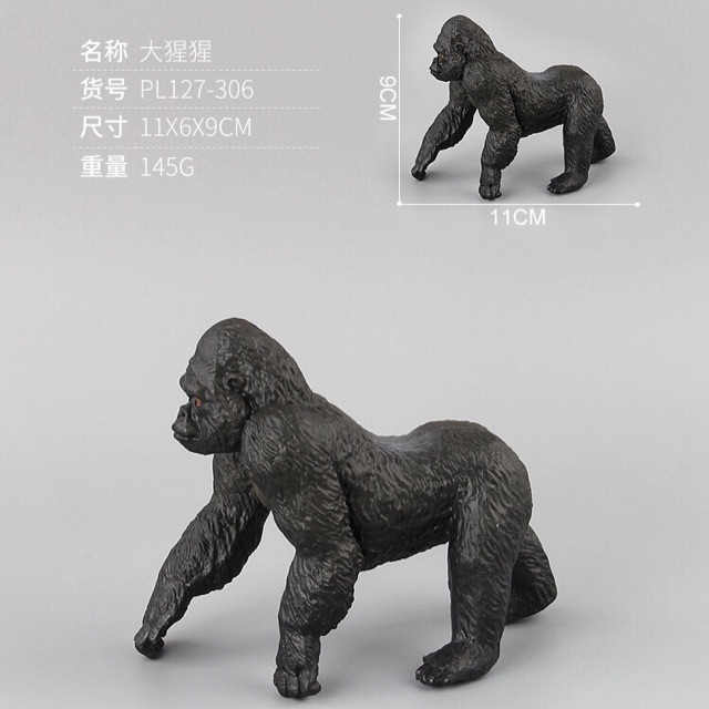 Đồ chơi Mô hình khỉ đột gorilla siêu thực
