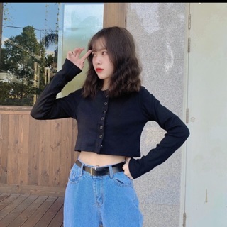 Áo croptop dài tay