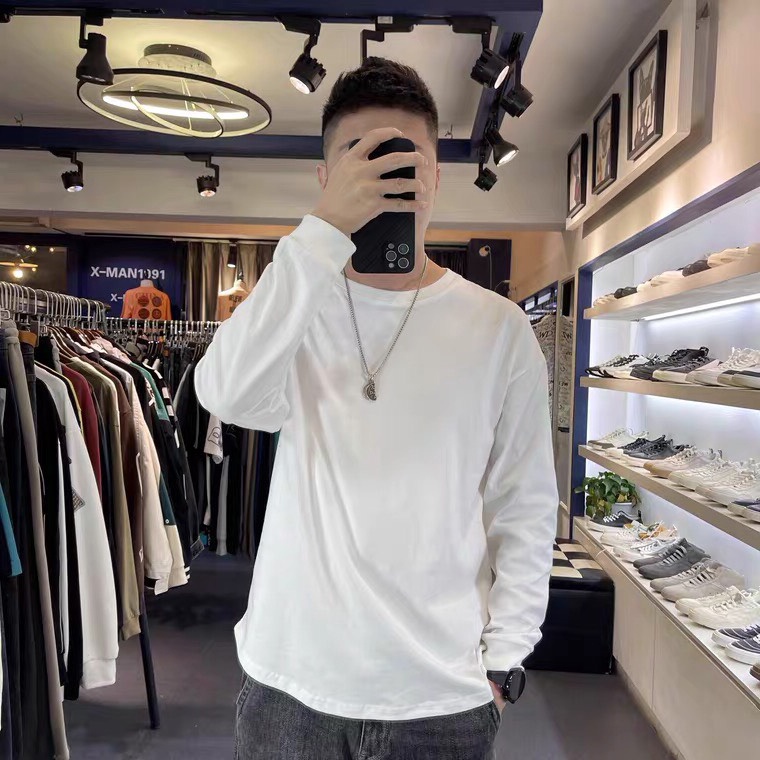 Áo Thun Dài Tay Sweater Vạt Bầu Cao Cấp Dài Tay